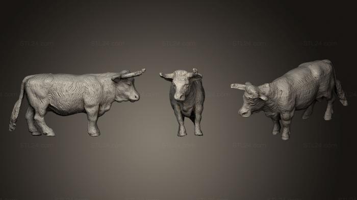 Animal figurines (Bika, STKJ_0489) 3D models for cnc
